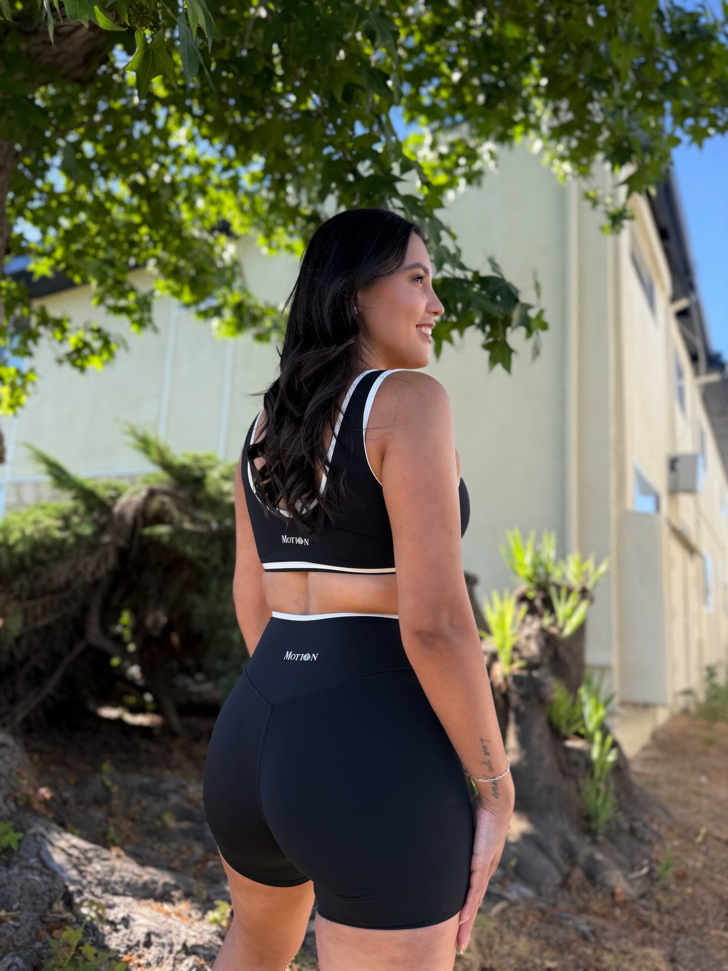 Onyx Babe High-Waisted Short Set